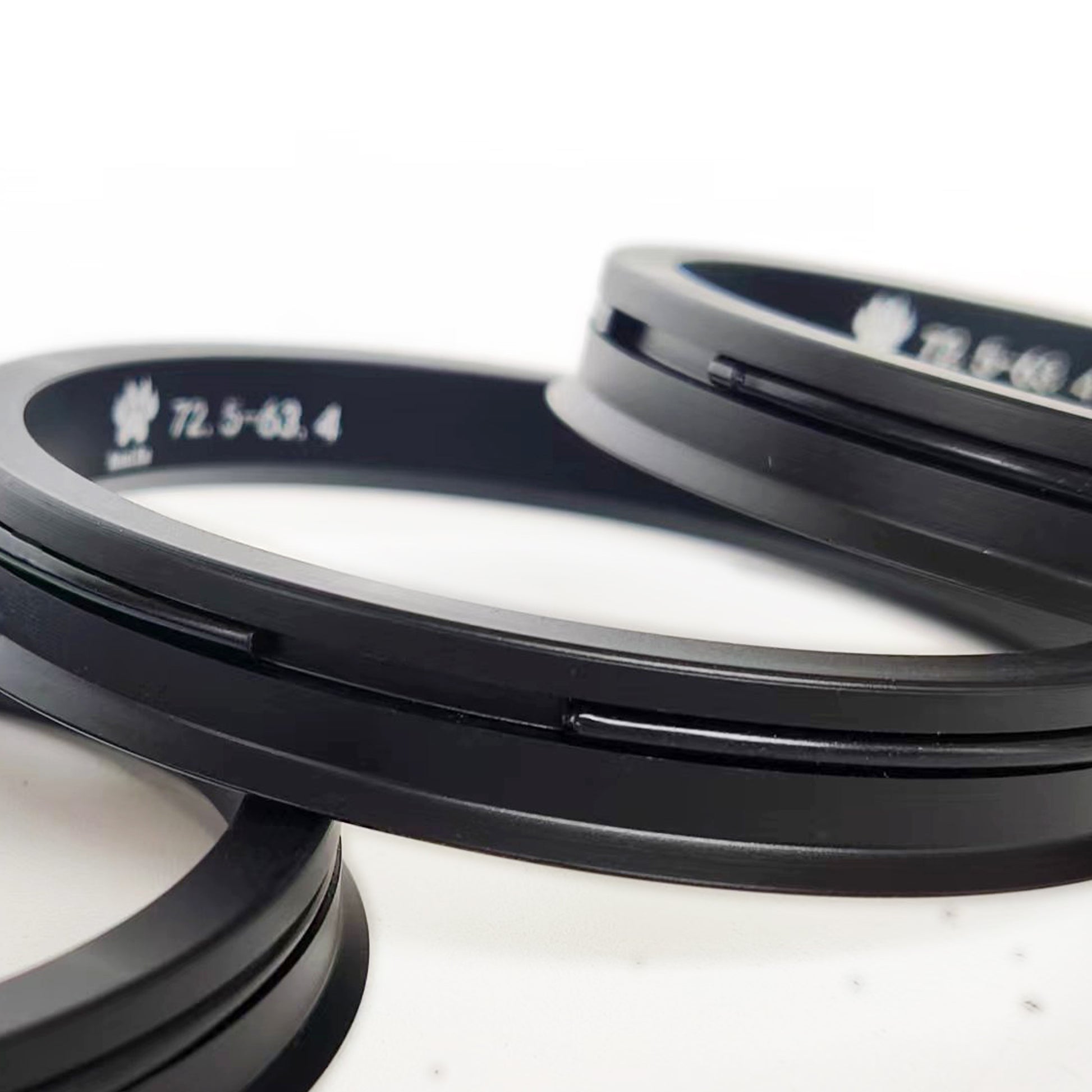 RueiZu 4Stk. Aluminium Zentrierringe-Set mit Sprenring Rueizu Wheels