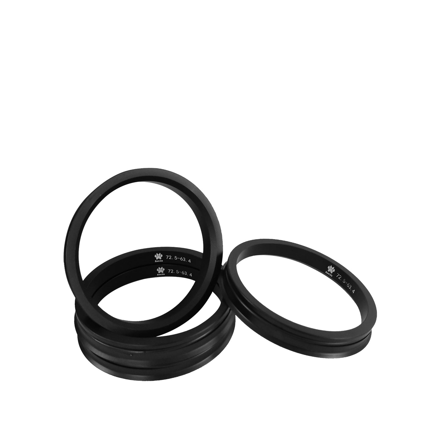RueiZu 4Stk. Aluminium Zentrierringe-Set mit Sprenring Rueizu Wheels