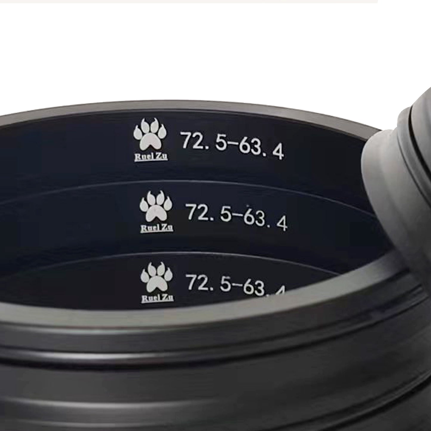 RueiZu 4Stk. Aluminium Zentrierringe-Set mit Sprenring Rueizu Wheels