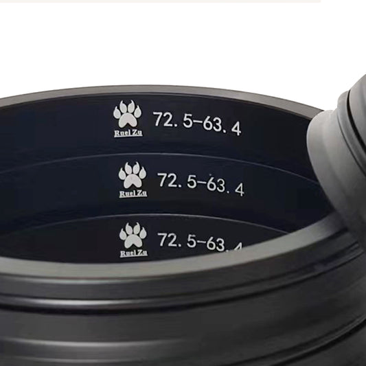 RueiZu 4Stk. Aluminium Zentrierringe-Set mit Sprenring Rueizu Wheels