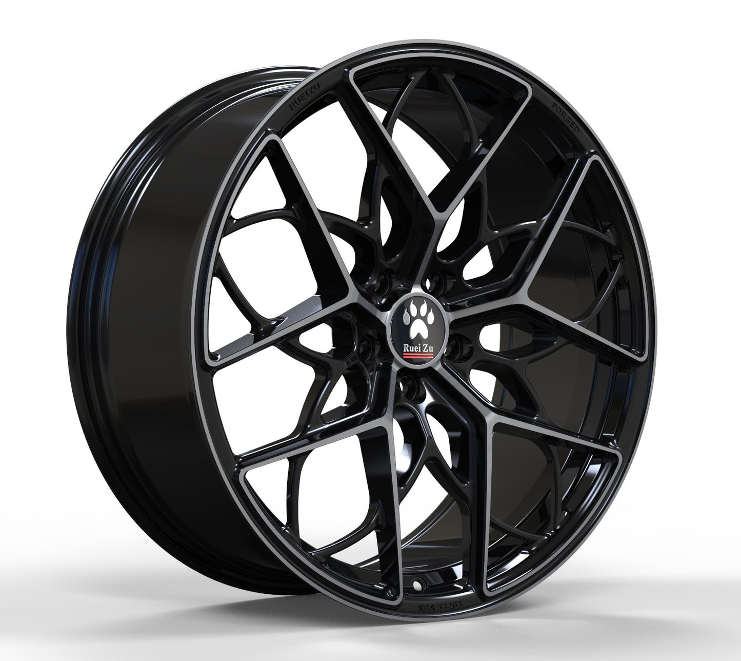8,5Jx20 Zoll RueiZu  R103 Monoblock Forged Schmiederad mit ABE Gutachten Rueizu Wheels