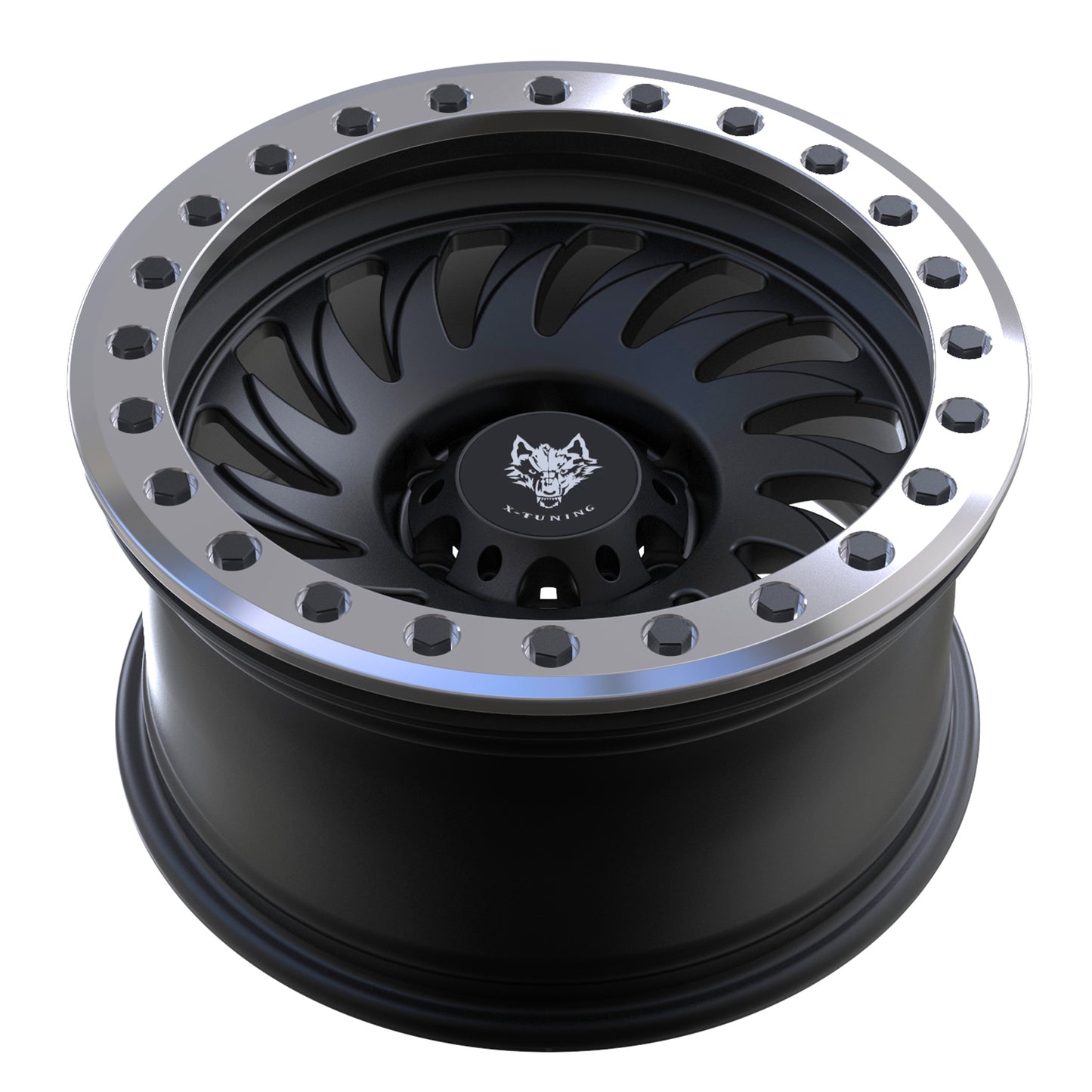 Cost Effective Rueizu X-Tuning Off-Road Forged Tornado Spokes With Beadlock Wheels XT111 Rueizu Wheels