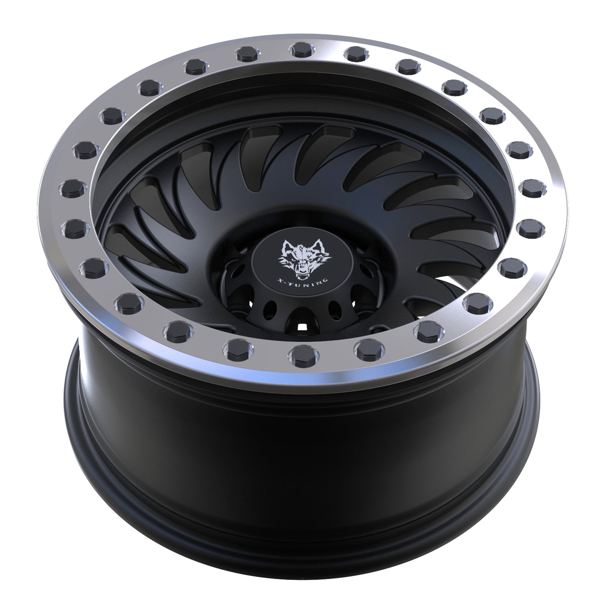 Cost Effective Rueizu X-Tuning Off-Road Forged Tornado Spokes With Beadlock Wheels XT111 Rueizu Wheels