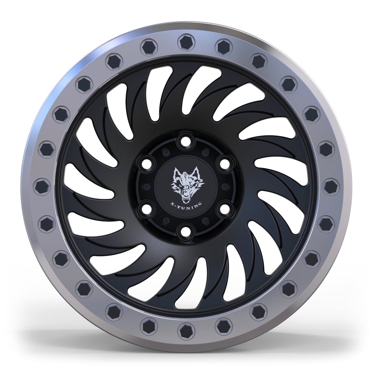 Cost Effective Rueizu X-Tuning Off-Road Forged Tornado Spokes With Beadlock Wheels XT111 Rueizu Wheels