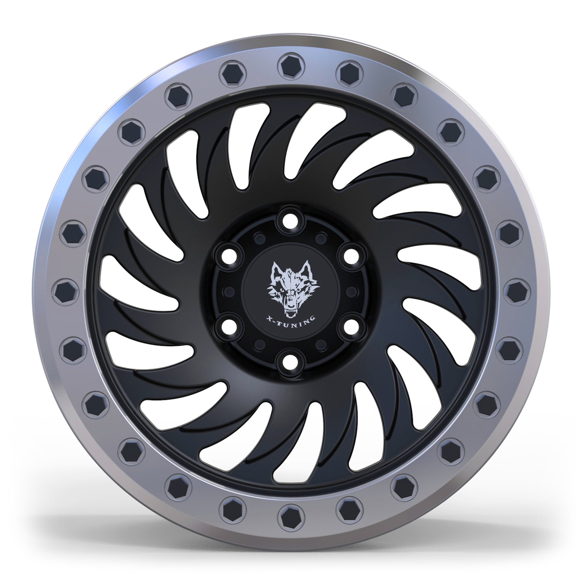Cost Effective Rueizu X-Tuning Off-Road Forged Tornado Spokes With Beadlock Wheels XT111 Rueizu Wheels