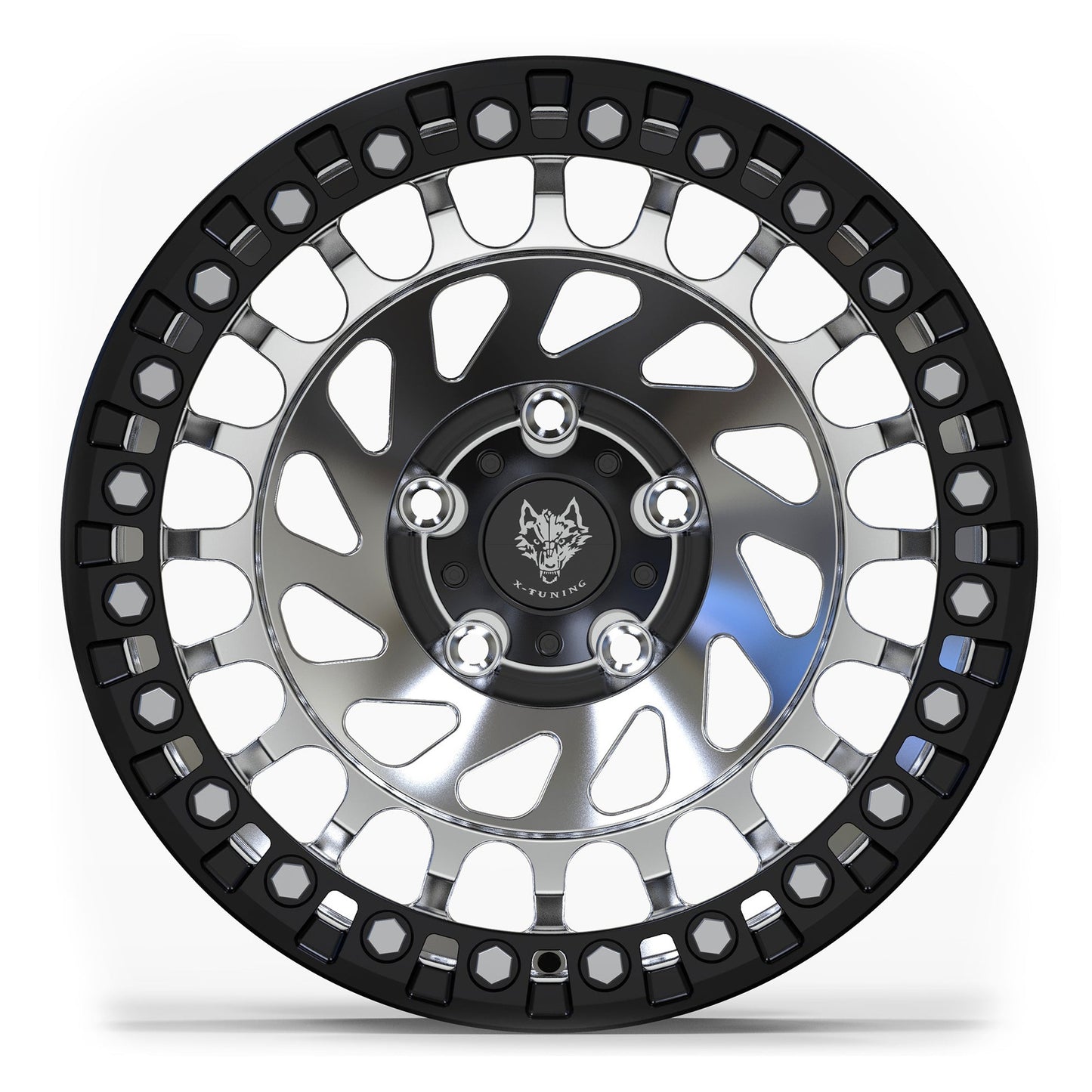 High Performance Rueizu X-Tuning Off-Road Forged Load Web Spoke Design Bead Lock Wheel XT116 Rueizu Wheels