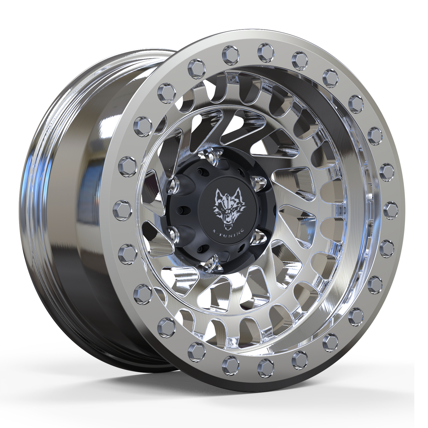 High Performance Rueizu X-Tuning Off-Road Forged Load Web Spoke Design Bead Lock Wheel XT116 Rueizu Wheels