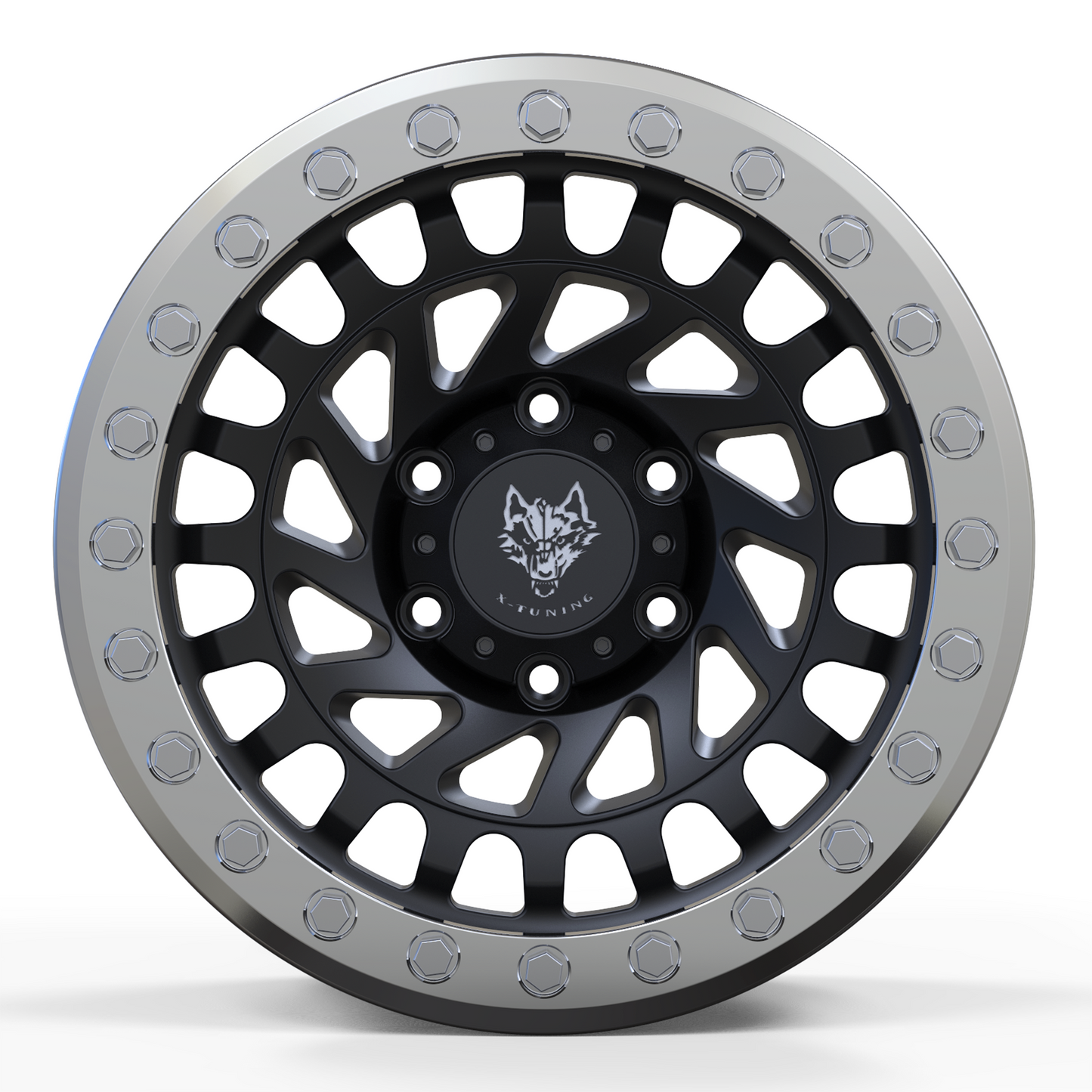 High Performance Rueizu X-Tuning Off-Road Forged Load Web Spoke Design Bead Lock Wheel XT116 Rueizu Wheels