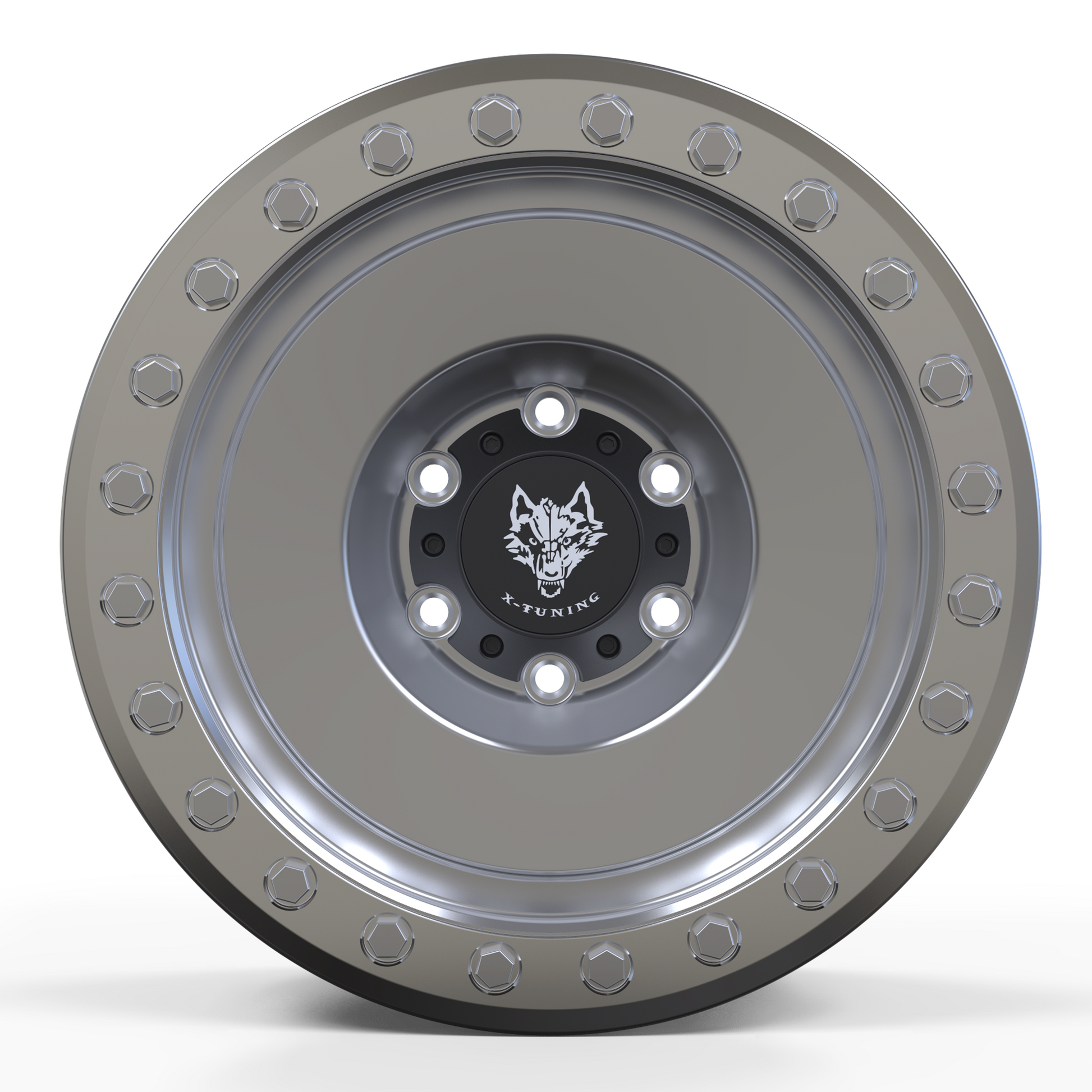 High Performance RueiZu X-Tuning Off-Road Silver Shield Design Spokes Wheel - XT125 Rueizu Wheels