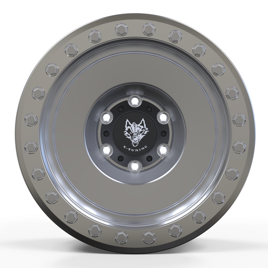 High Performance RueiZu X-Tuning Off-Road Silver Shield Design Spokes Wheel - XT125 Rueizu Wheels