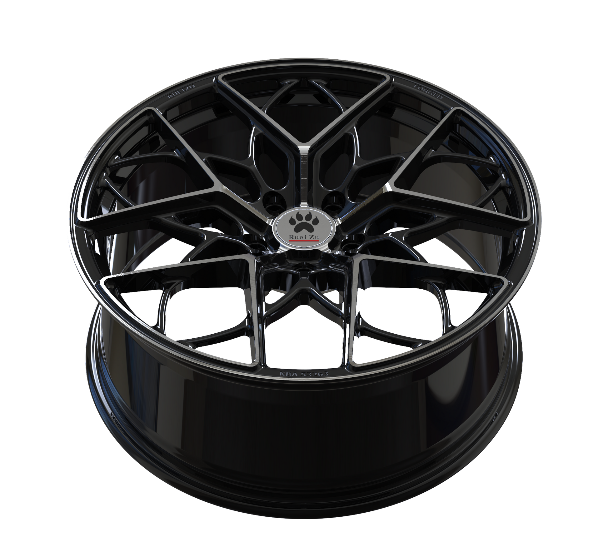 8,5Jx20 Zoll RueiZu  R103 Monoblock Forged Schmiederad mit ABE Gutachten Rueizu Wheels